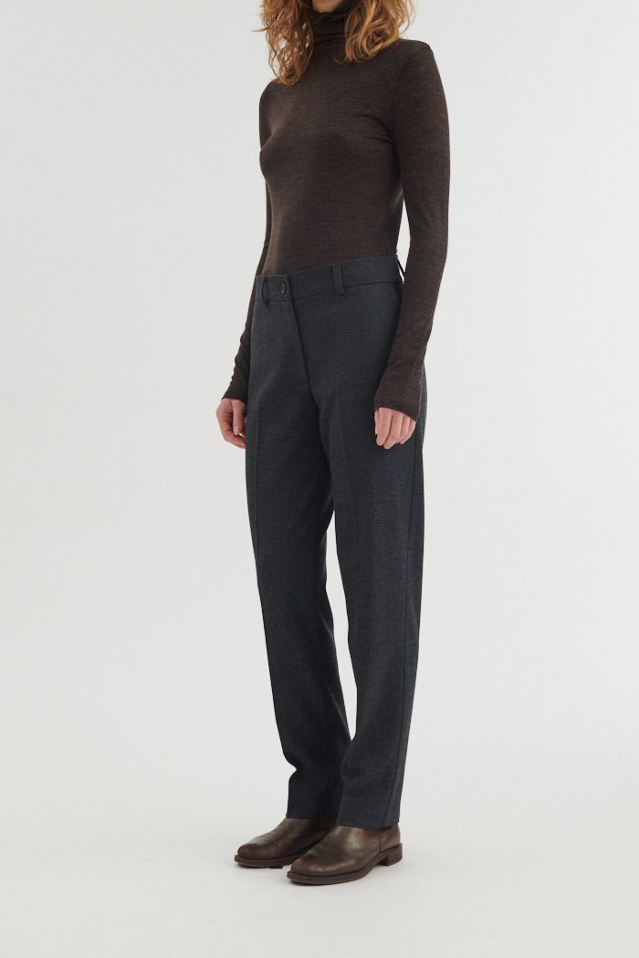 Basic Apparel Radi Slim Pants Bukser 693 Blackened pearl / black